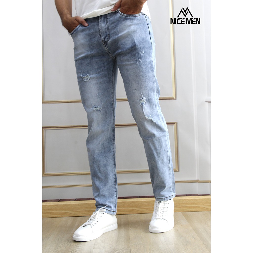 Quần Jeans Nam Rách Nice Men❤️️ FREESHIP ❤️️ ✔️ CAM KẾT ẢNH SHOP TỰ CHỤP✔️ HỖ TRỢ MIỄN PHÍ ĐỔI - TRẢ SẢN PHẨM.