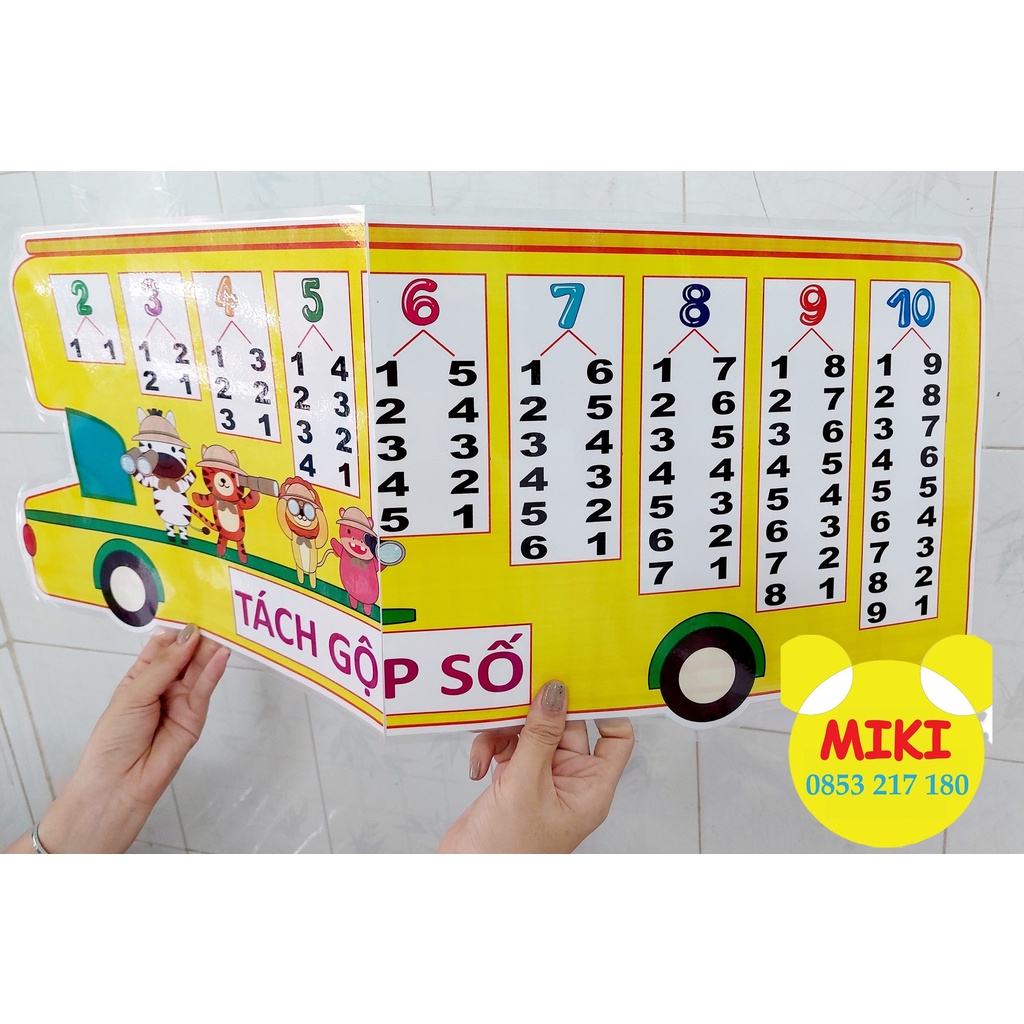 XE BUÝT TÁCH GỘP SỐ handmade