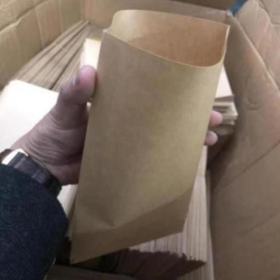 Giấy gói bánh mì giá rẻ [Free ship] 500 túi bánh mì 13x25cm giấy kraff siêu đẹp