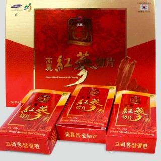 Sâm thái lát tẩm mật ong Sambok Hộp 200g