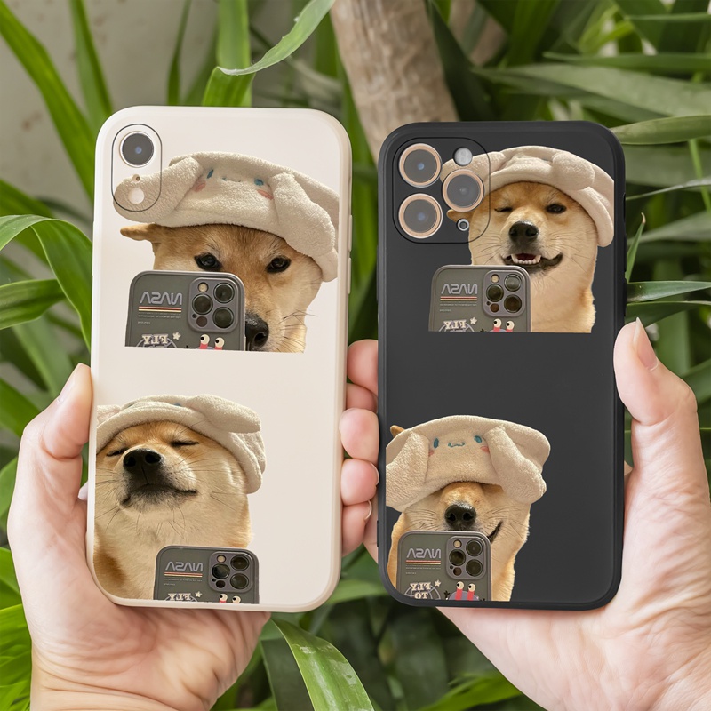 Ốp lưng điện thoại 6plus 6splus 7 plus 8plus X Xr XsM 11 12 13 Promax Chú Chó Dễ Thương- Justa_Tee