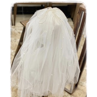 lúp cô dâu voan cô dâu đính ngọc