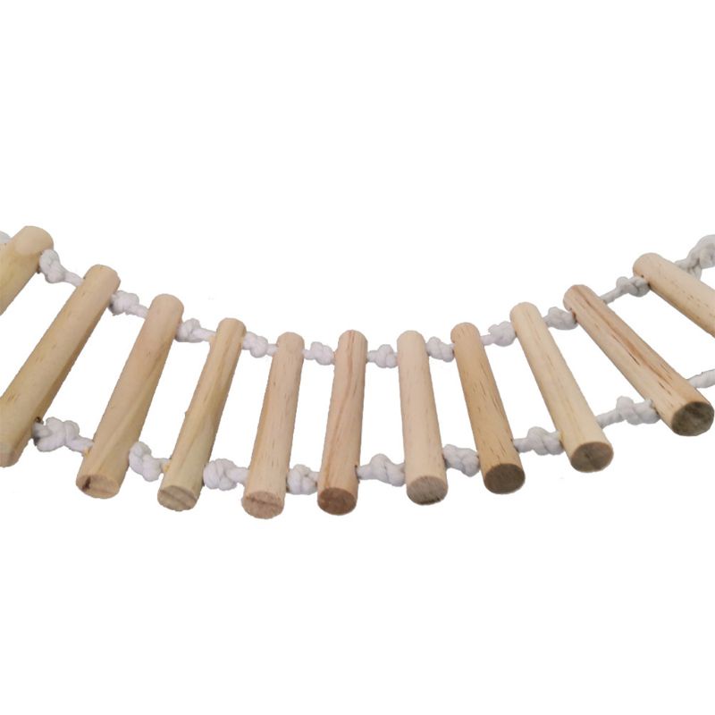Cầu Gỗ Đồ Chơi Dễ Lắp Đặt Cho Chim Cảnh/Chuột Hamster
