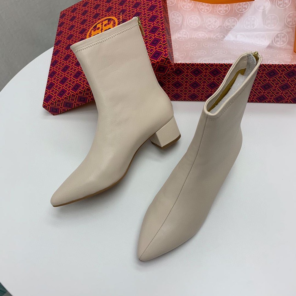 Boot T.o.r.y B.u.r.c.h Cổ Cao Da Thật Xuất Xịn
