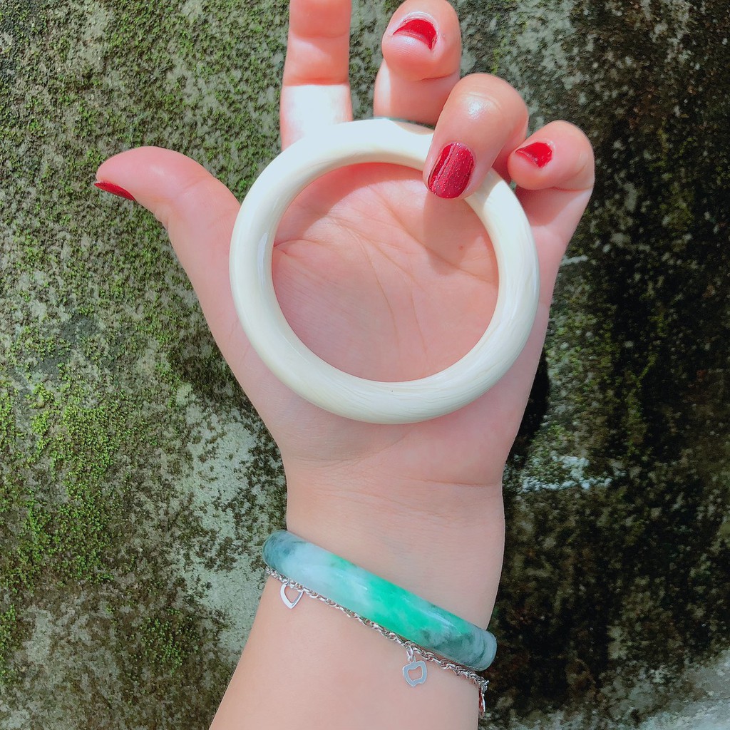 Vòng tay xương mỹ nghệ 10 ly bản 60mm