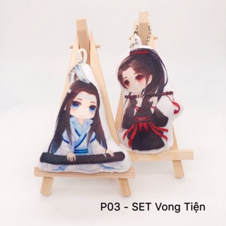 Móc khóa bông doll Ma đạo tổ sư trần tình lệnh trang trí trưng bày xinh xắn dễ thương doll