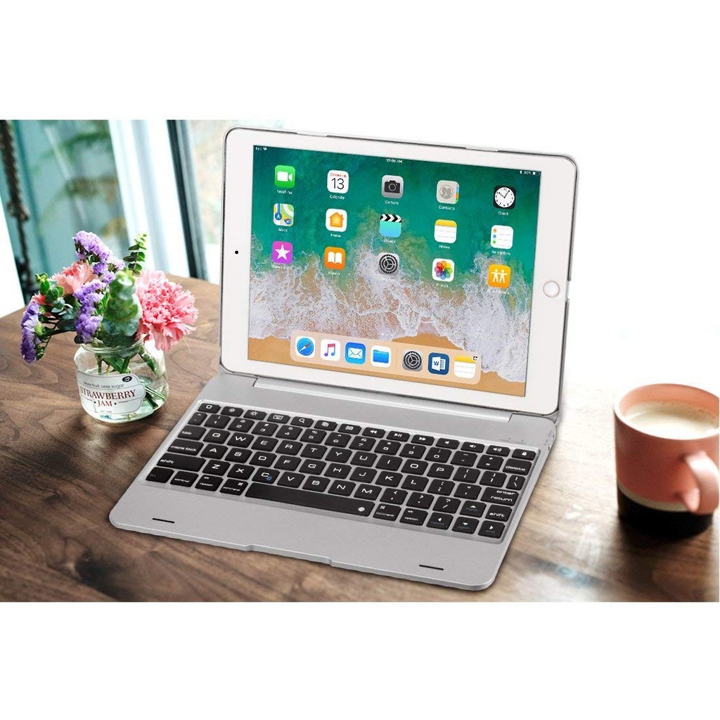 Bàn phím bluetooth cao cấp 7 màu đèn dành cho iPad Air 2 (model A1566/ A1567).