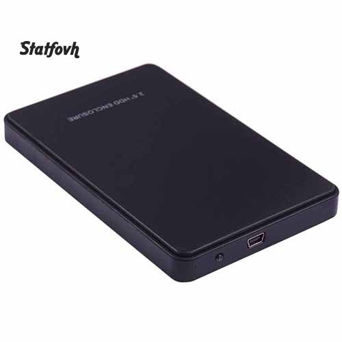 Hộp Đựng Ổ Cứng Ngoài Ssd Màu Đen Usb 2.0 Cho Ổ Cứng Ngoài 2.5 Inch | BigBuy360 - bigbuy360.vn