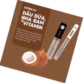 GELMICOCO - Dưỡng mi dầu dừa BâuKrysie