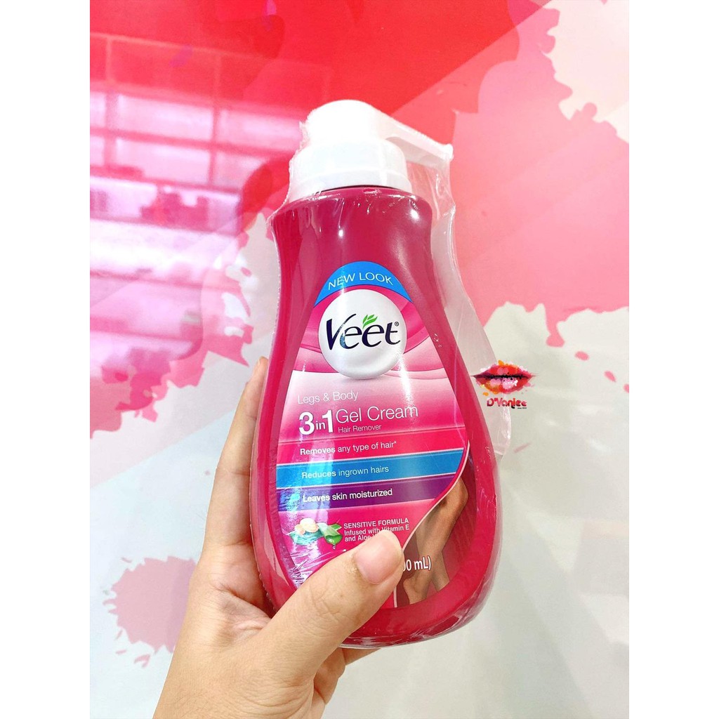 Kem Tẩy Lông Chân + Body - Veet Gel Hair Removal Cream 400ml