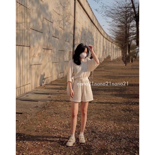 Set áo pull và quần short