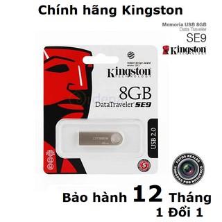 Usb kingston se9 8g, usb 2.0, chống nước, bh 1 năm