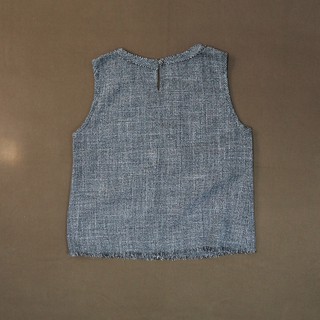 (Thanh lý) Áo 3 lỗ tweed GAGO size S