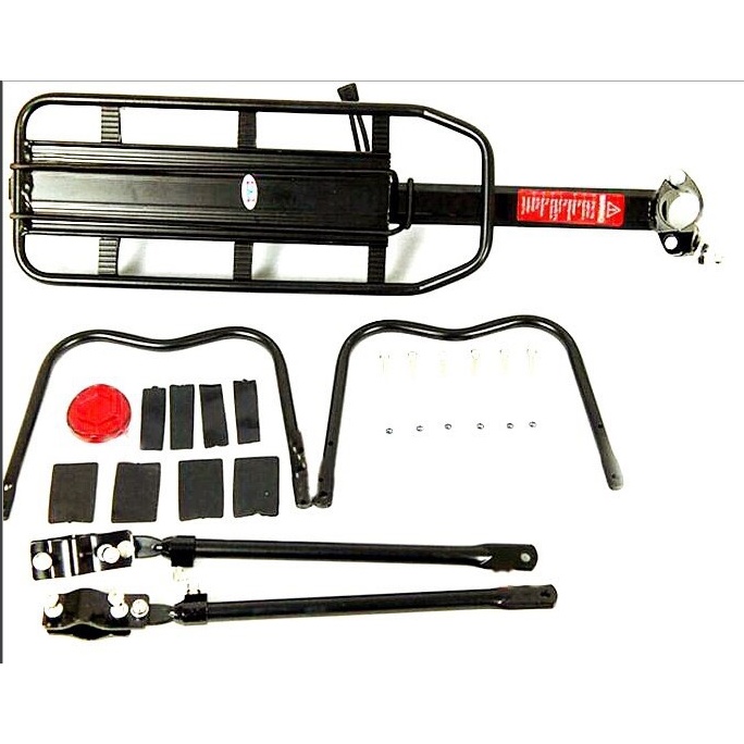 Giá đèo hàng giá chở hàng gác baga xe đạp chịu lực 50kg