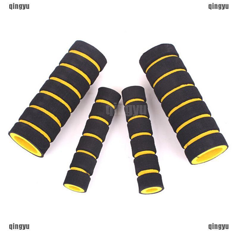 Set 2 Cặp Tay Nắm Xe Máy / Xe Đạp Bằng Bọt Biển Mềm Mại