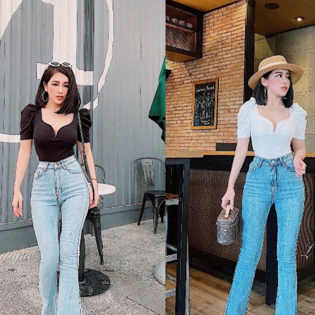 Áo CỔ V THUN GÂN A3