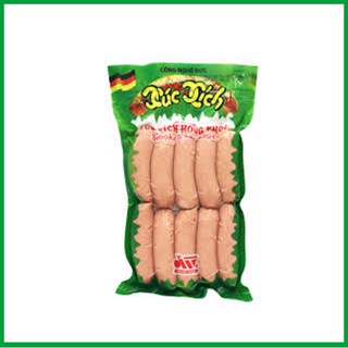 Xúc Xích Hong Khói Đức Việt Food Gói 500gr (Nhận đơn qua Grab/NowShip)