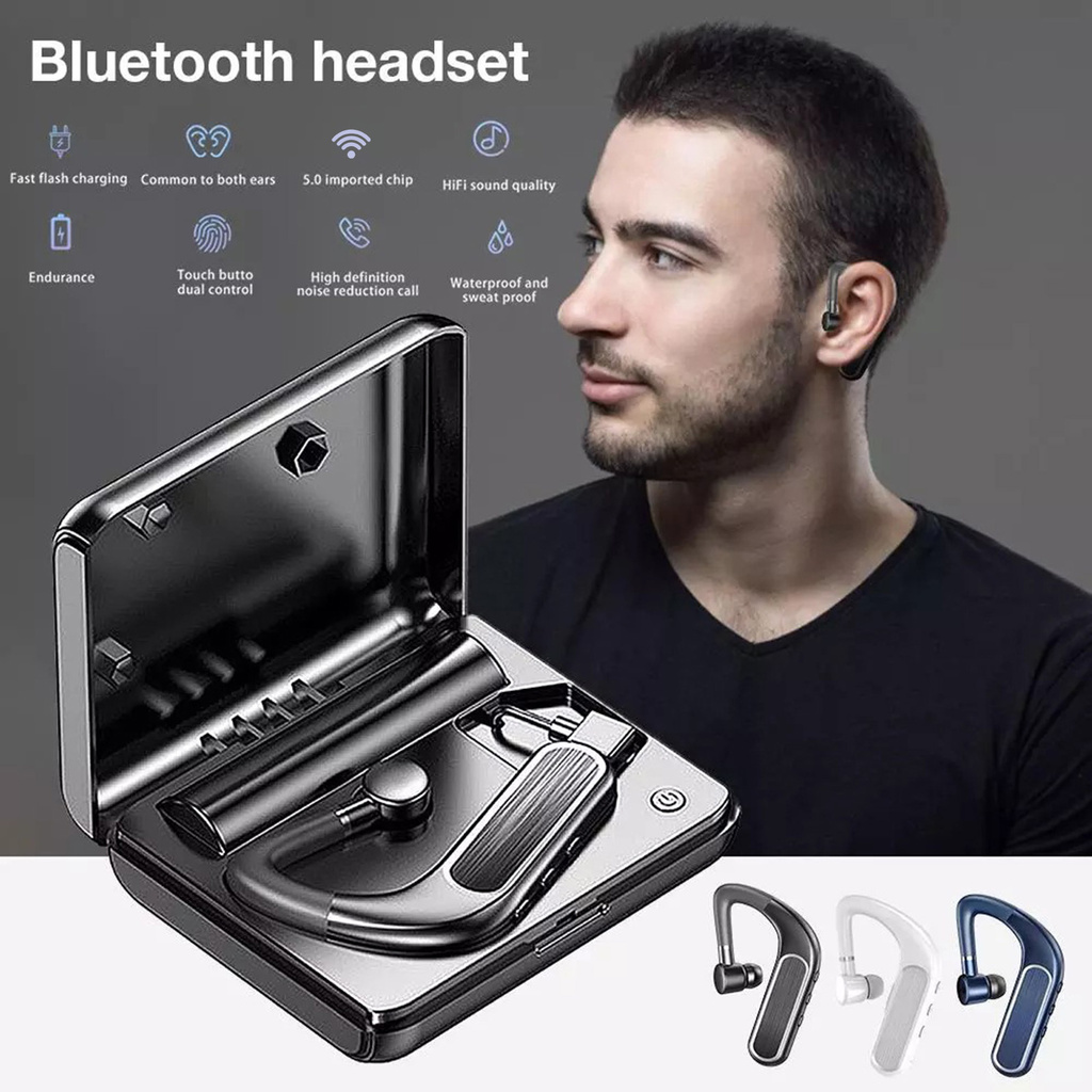 1 Tai Nghe Nhét Tai Y11 Kết Nối Bluetooth 5.0 Có Móc Và Phụ Kiện