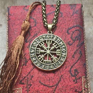 Amuet - Dây Chuyền May Mắn Money Amulet Thái Lan - Mặt Vàng Rỗng Dây Kim Loại