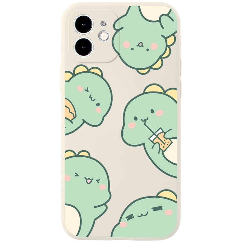 Ốp lưng JURSUE mềm hoạt hình cặp đôi dễ thương đẹp cho iPhone 13 12 11 Pro Max SE 2020 X XR XS ip 8 7 6 6S Plus kute Y11