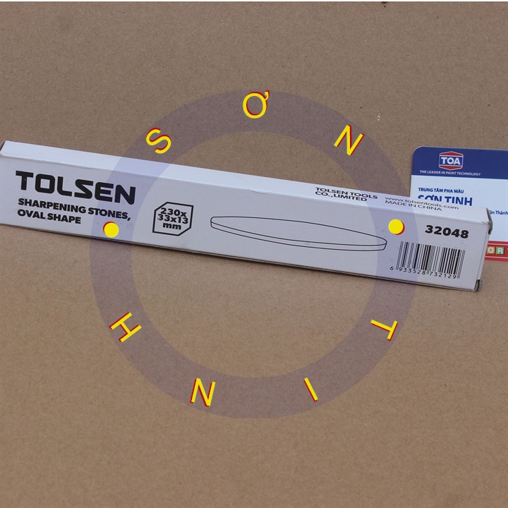 ĐÁ MÀI DAO 230mm TOLSEN 32048 SHARPENING STONES, OVAL SHAPE