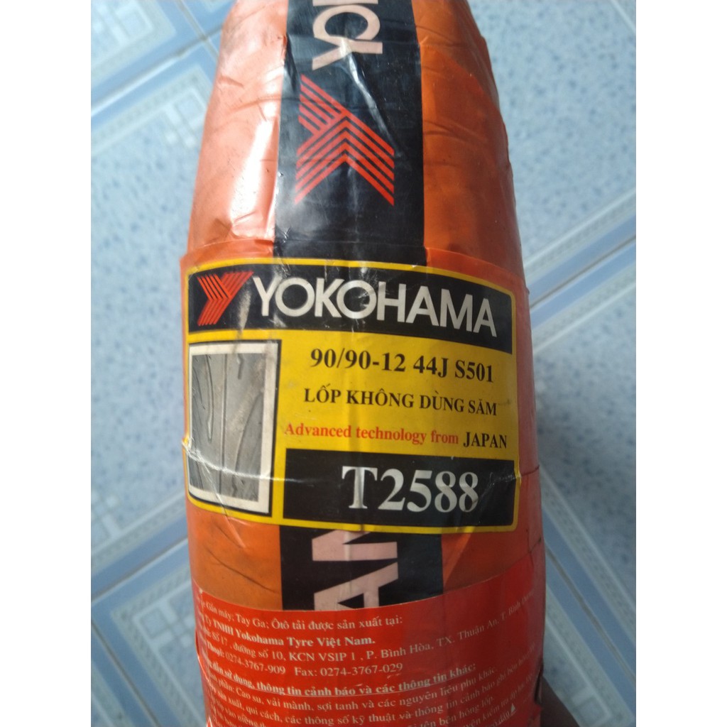 Vỏ xe 90/90 12 yokomaha honda tay ga