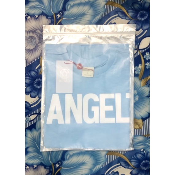 Áo Tay Ngắn BOBUI ANGEL LOGO TEE/ BABY BLUE