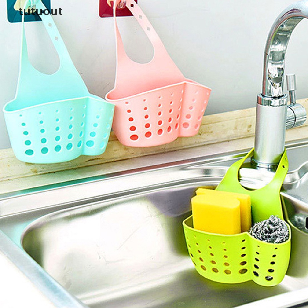 Túi treo xà phòng / mút rửa chén bằng Pvc thiết kế thoát nước tiện dụng