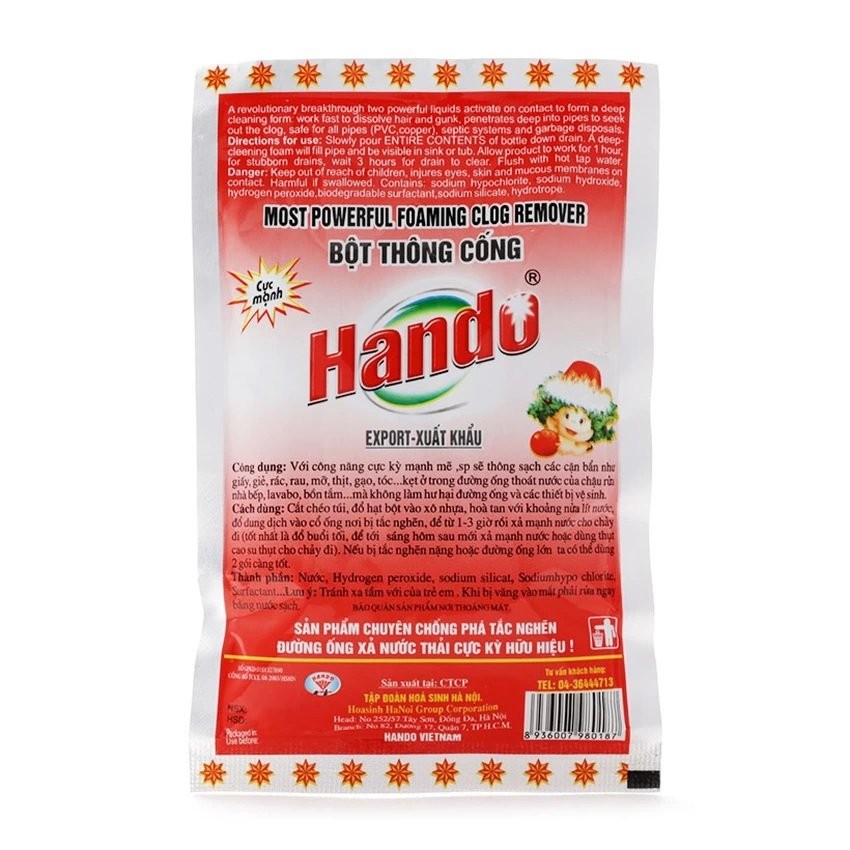 Bộ 20 gói Bột thông cống Hando TI274