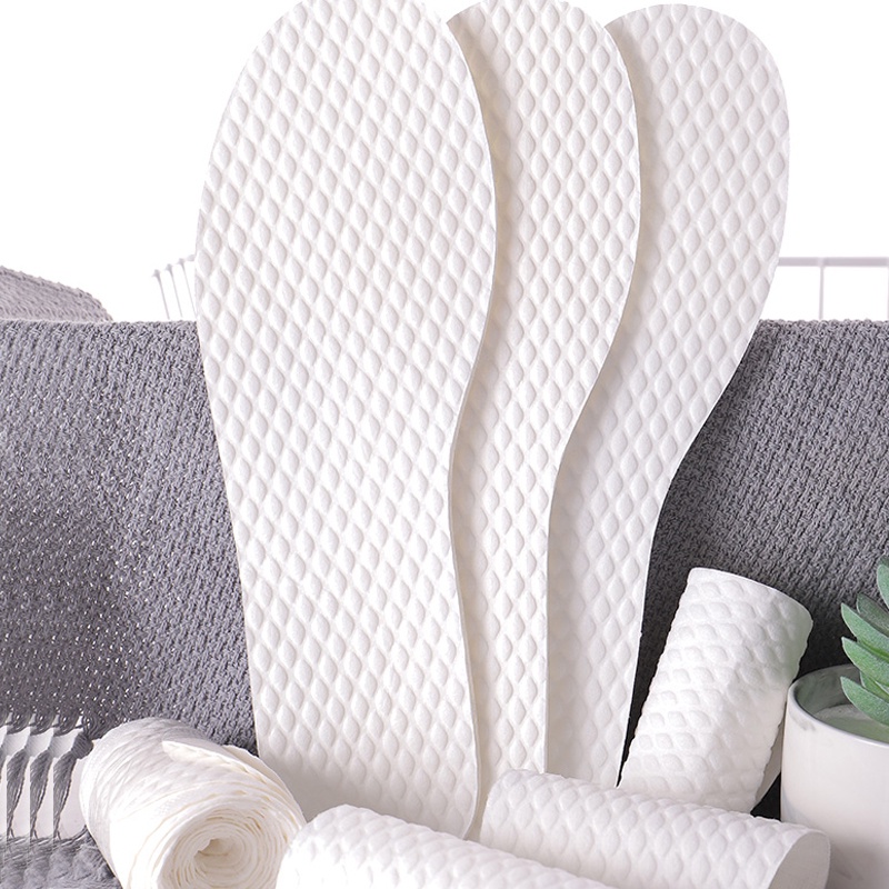 Miếng Lót Giày Thấm Hút Mồ Hôi Thoáng Khí Màu Trắng 29.5CM Dành Cho Nam Và Nữ
