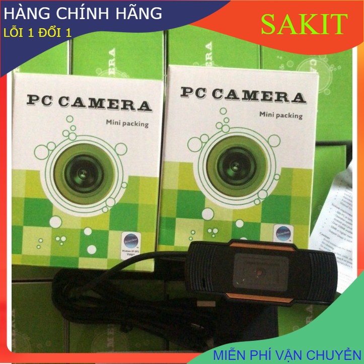 Webcam (camera) cho máy  tính( PC) có độ phân giải HD  hình ảnh sắc nét 720p (Có mic)