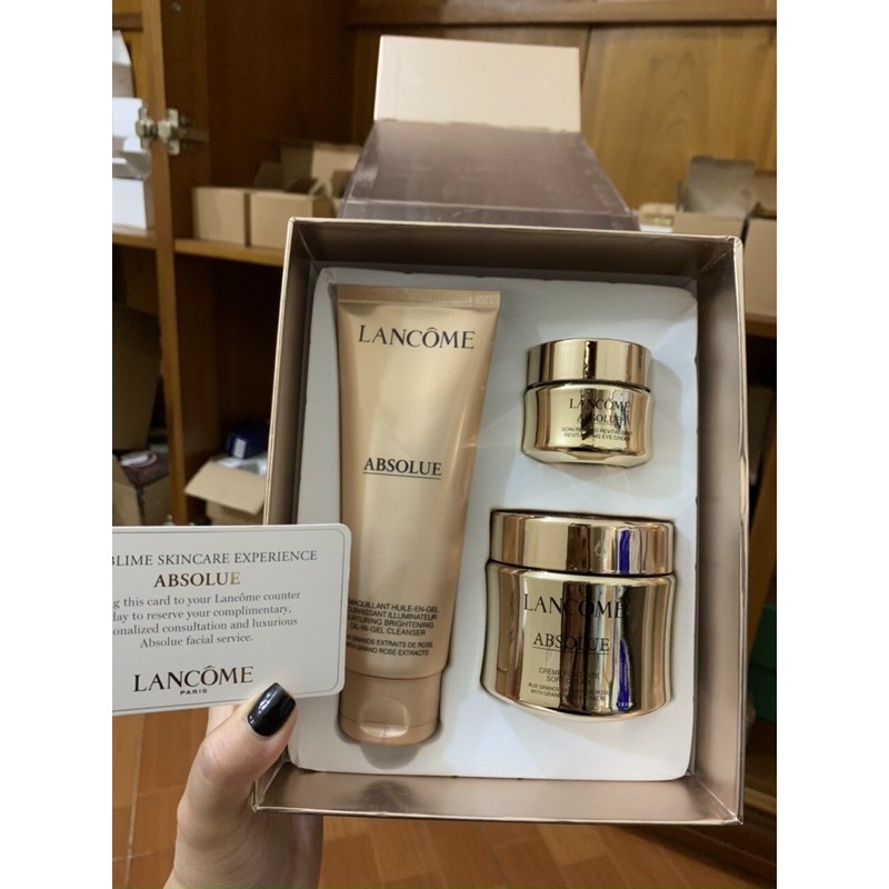 Set Bộ Dưỡng Da Lancome Absolue 3 món full size