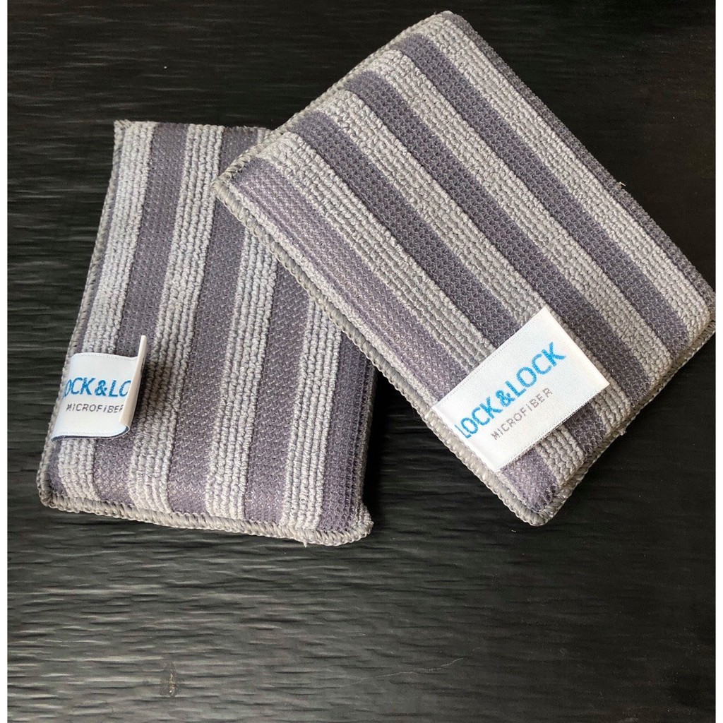 Miếng rửa chén Microfiber chùi rửa đa năng Lock&Lock