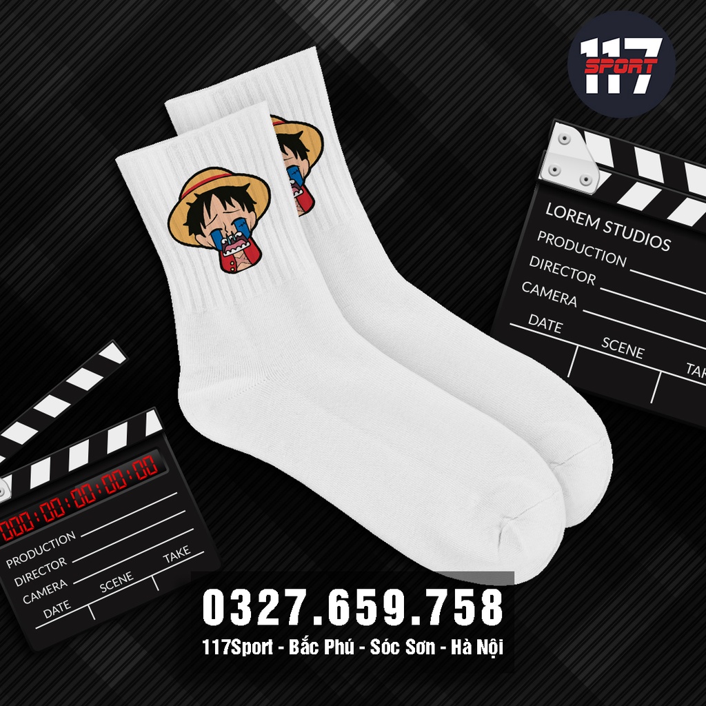 Tất Vớ In Hình Biểu Cảm Luffy Cực Cute - In Tất Vớ Theo Yêu Cầu