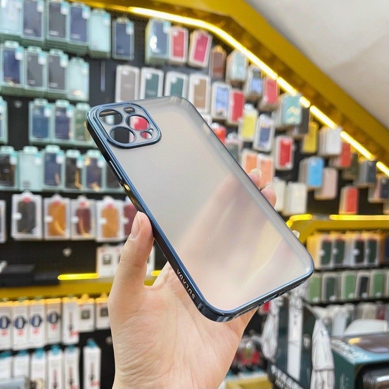 Ốp lưng Sulada nhám viền xi cho iPhone 12 Mini, 12 , 12 pro,12 Pro max , 11, 11 Pro, 11 Pro max , XS max,