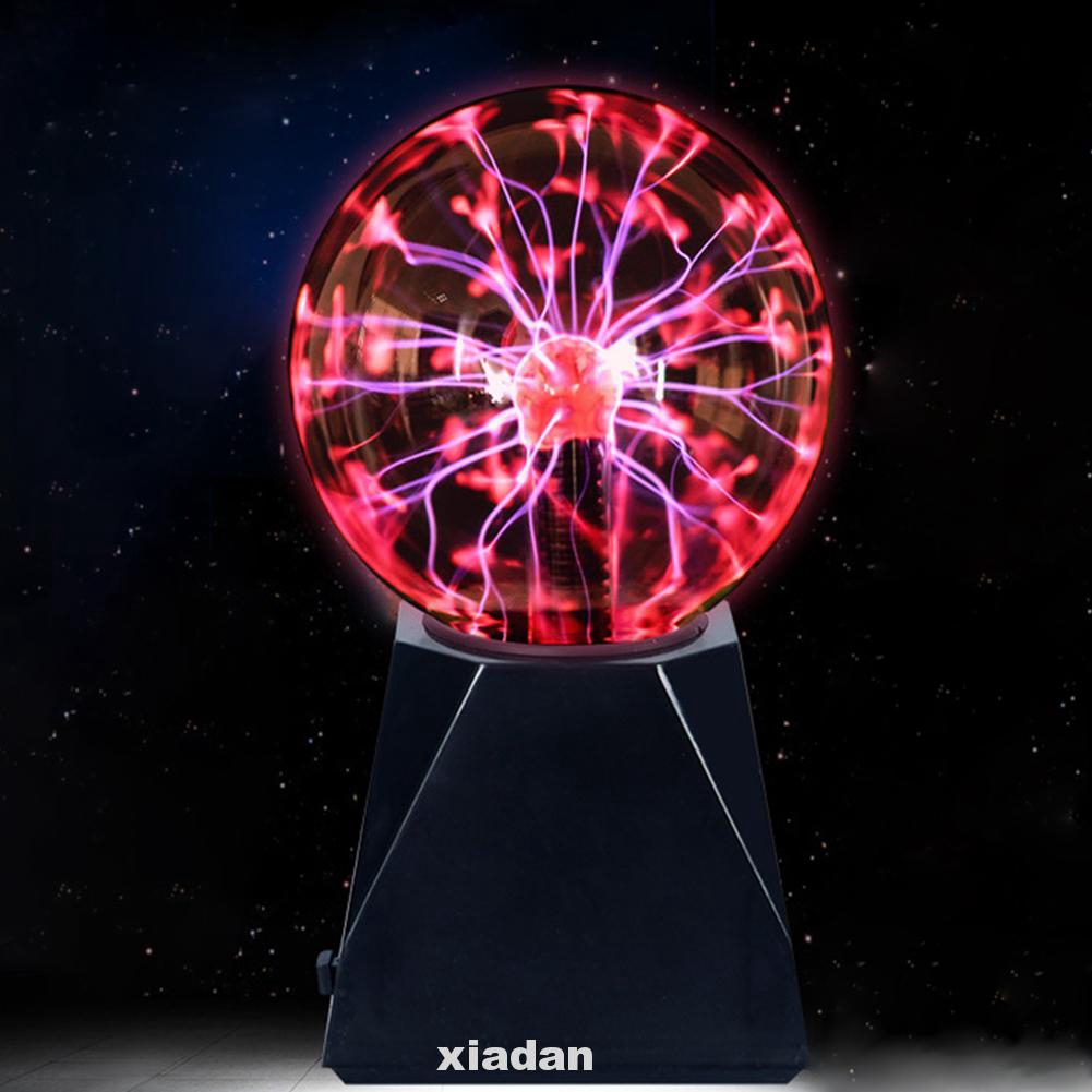 Ball Plasma Electrostatic Flashing Cool Electricity Sound Activated Touch Sensitive With Power Adapter