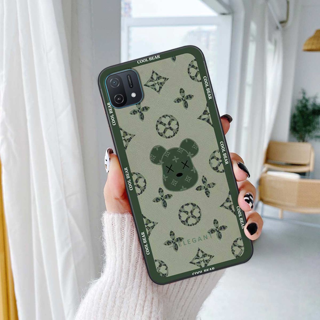 Ốp lưng điện thoại Oppo A16k fendy, búp bơ rì, kaws thời trang, vỏ ốp thời trang rẻ đẹp