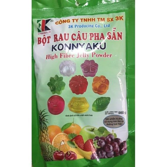 Bột thạch rau câu pha sẵn-560g