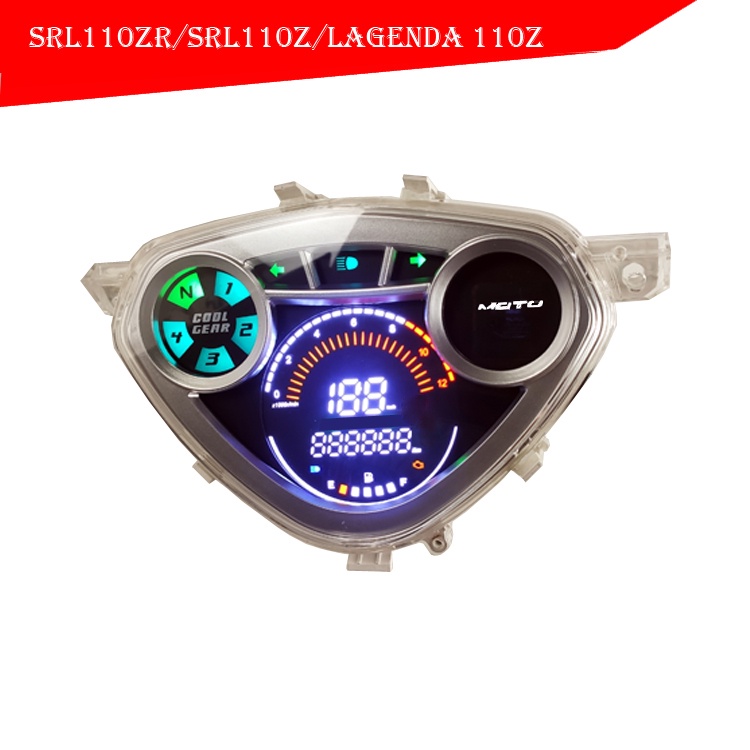 Màn Hình LCD Kỹ Thuật Số Dành Cho Xe Mô Tô Yamaha SRL11OZ SRL11OZR FI LAGENDA 110Z