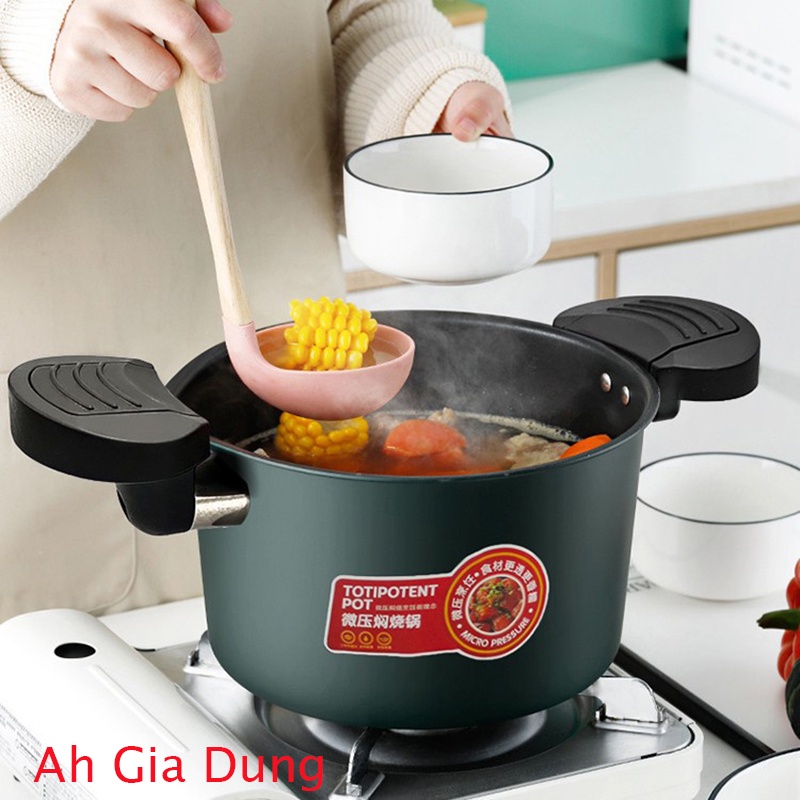 Nồi áp suất đa năng chống dính hầm kho Totipotent tiết kiệm thời gia phù hợp mọi loại bếp