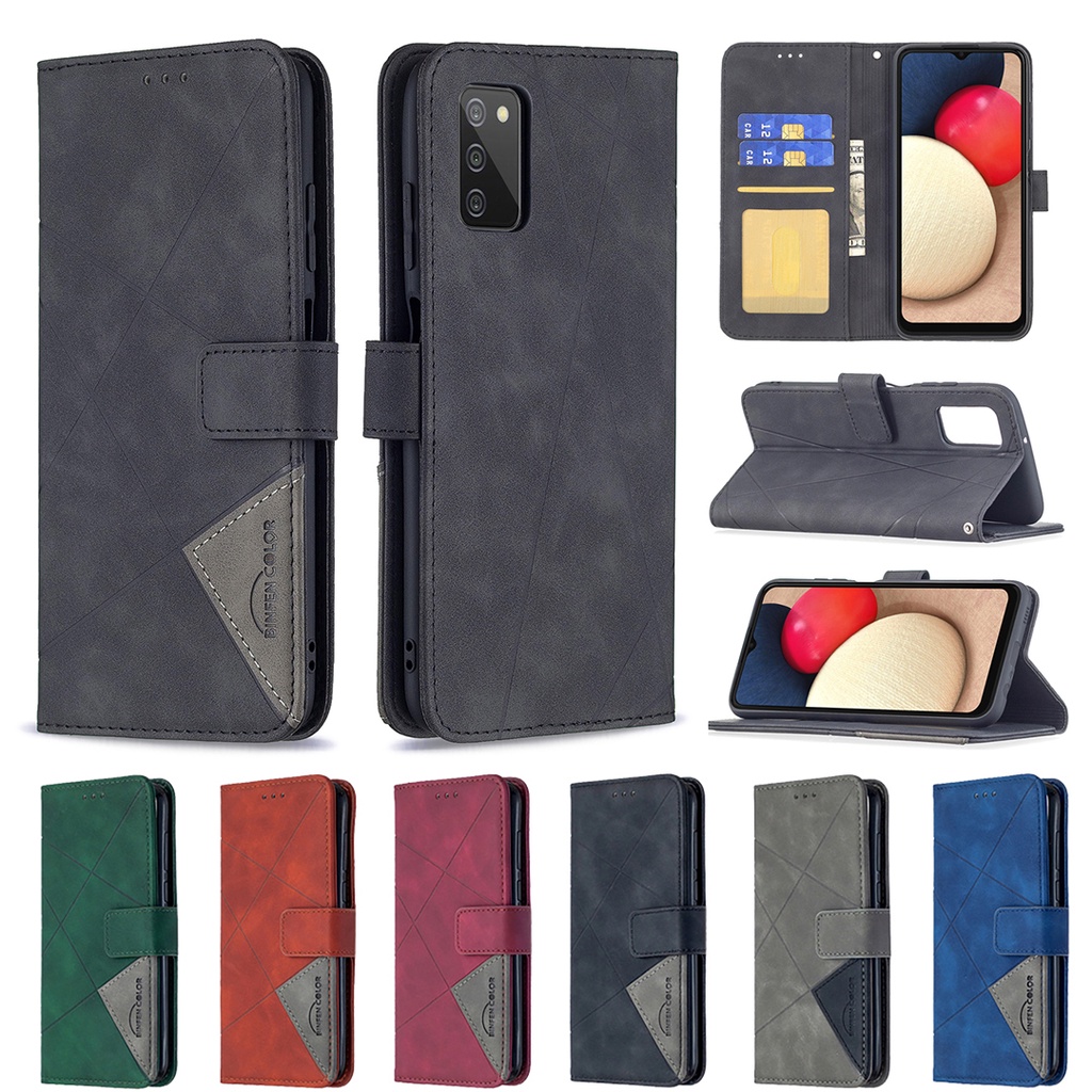 Case for Samsung Galaxy A02S BF005 Ốp Ốp Bao Da Điện Thoại Cho