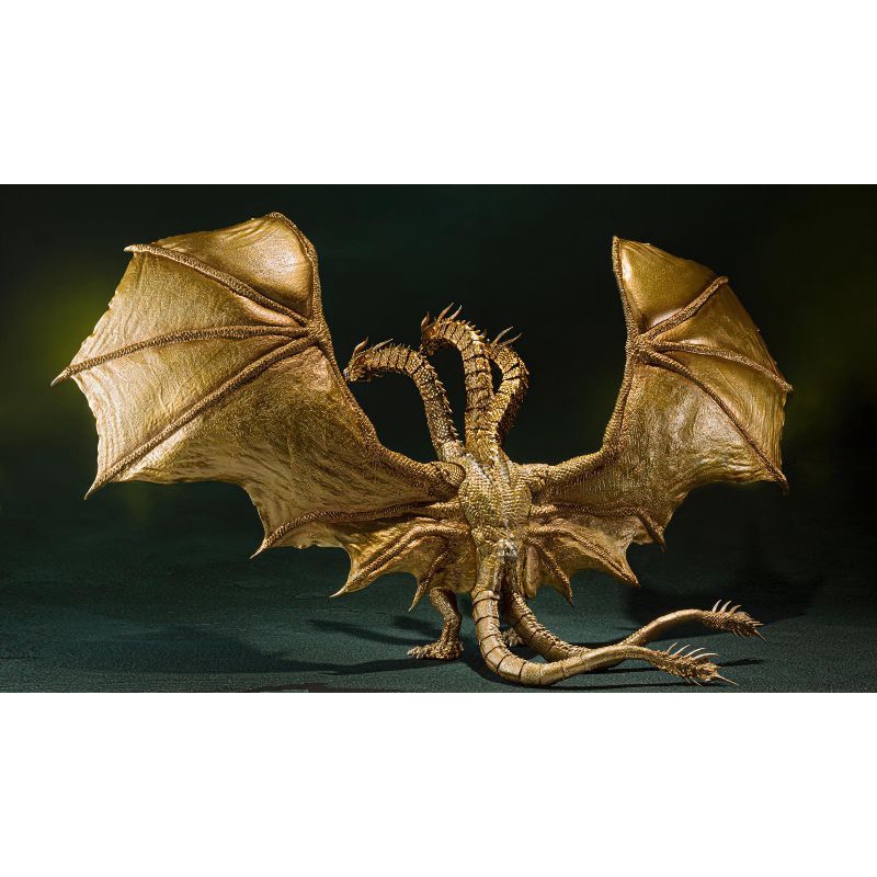 Mô hình quái vật King Ghidorah 2019. bản màu đặc biệt. S.H.Monsterarts Bandai.