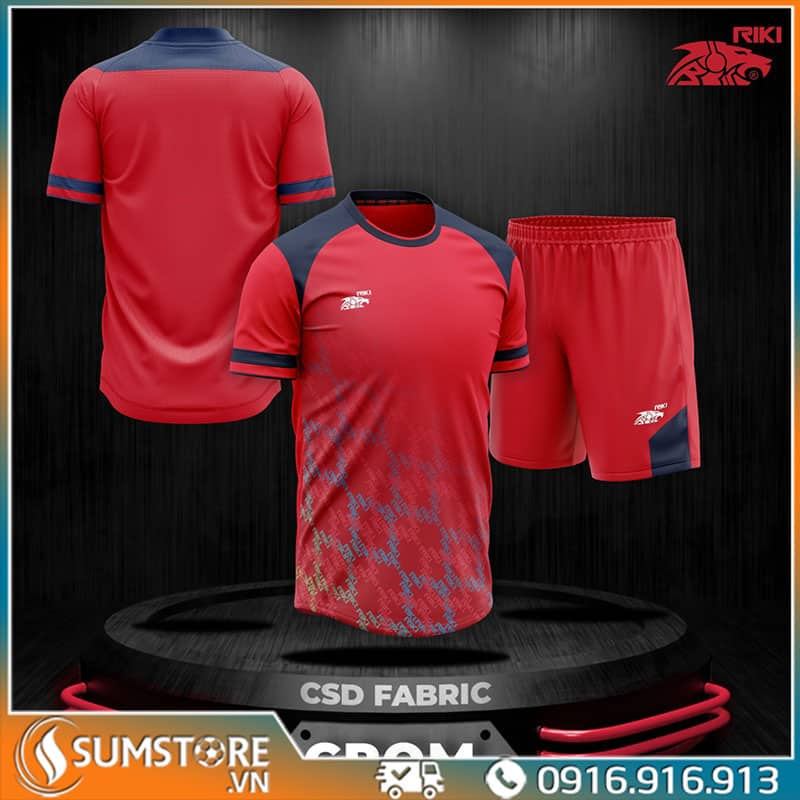 Áo Đá Banh Không Logo Crom – Đỏ - Áo Bóng Đá Mới Nhất