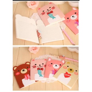 10 Sổ Gấu - Sổ Tay Ghi Chép Mini 40page (Hình siêu cute)