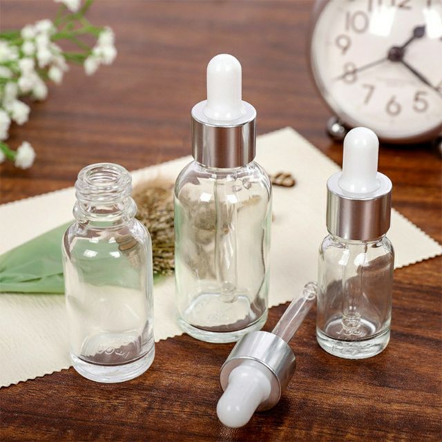 Chai Thủy Tinh Đựng Tinh Dầu 5ml/10ml Bóp Giọt Khoen Vàng - Chai Chiết Tinh Dầu - Lọ Chiết Serum