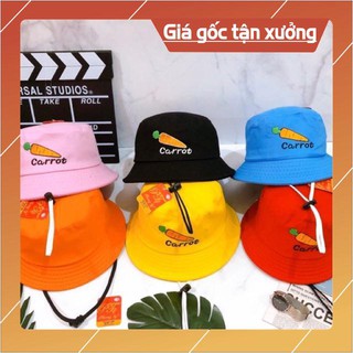 Nón bo bucket cà rốt cho bé 4-11 tuổi