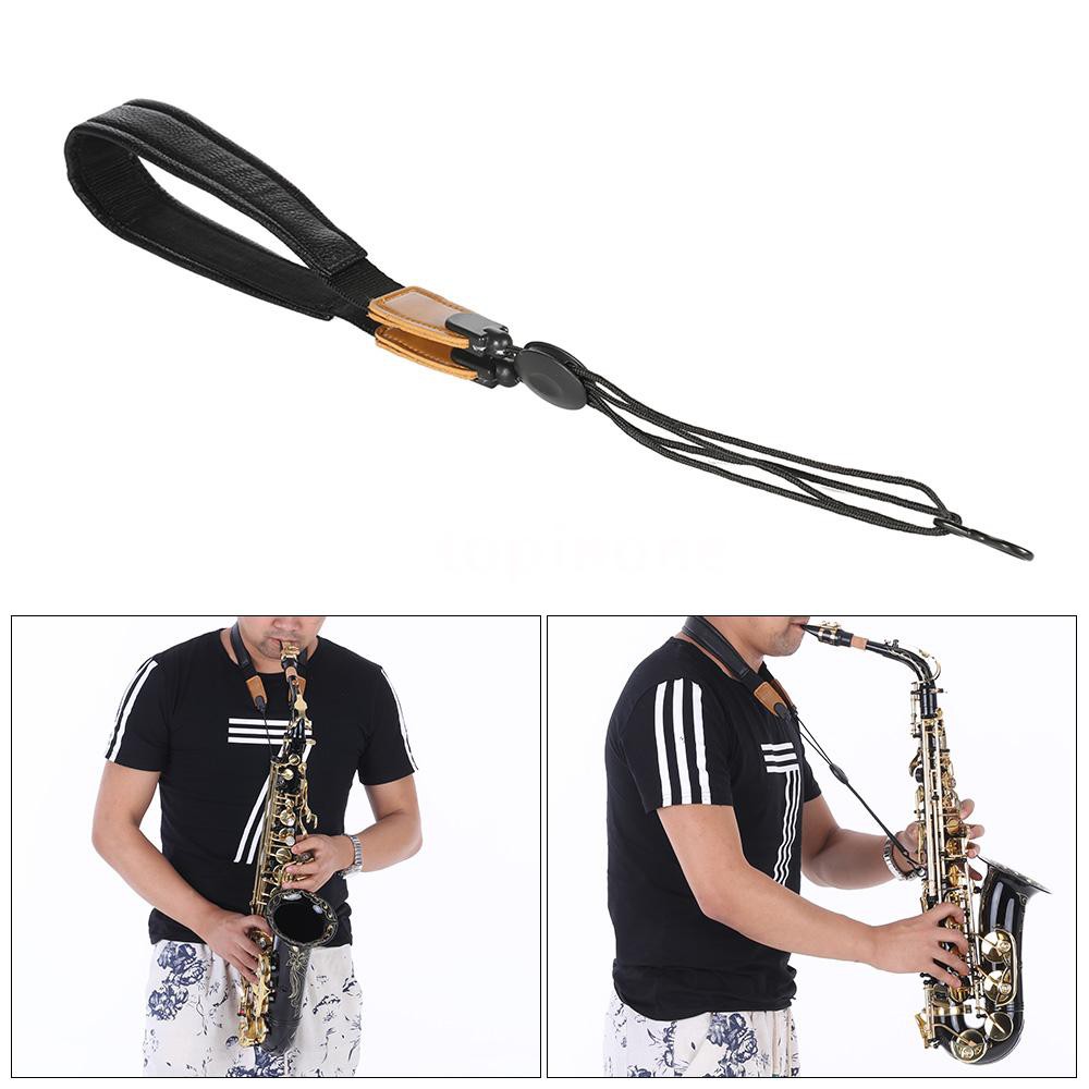 Dây đeo kèn Saxophone bằng da mềm có móc tùy chỉnh