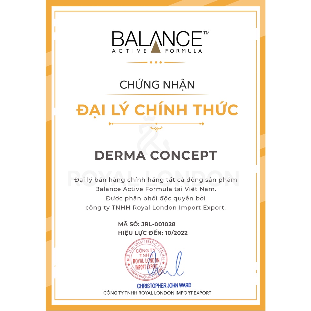 Serum sáng da, mờ thâm Balance Vitamin C Brightening 30ml/ 60ml [NHẬP KHẨU CHÍNH HÃNG 100%]