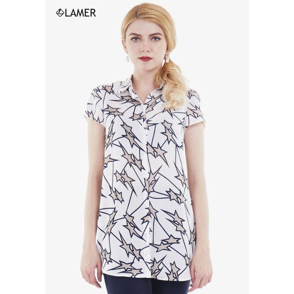 Áo dáng dài thêu LAMER L61H17H104 (Nhiều màu)
