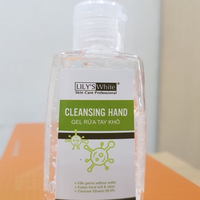 Gel rửa tay khô sát khuẩn Lily's White Cleansing Hand và 02 khẩu trang hello kitty